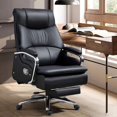 thumbnail image 4 of Modern Floor Massage Office Chair Recliner Leather Executive Fashion Working Chair Design Hand Silla De Oficina Office Furniture My Lux Decor Round, 4 of 30