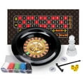 thumbnail image 1 of Roulette Wheel and Craps Set with Large Double Sided Felt, 10 Inch Roulette Wheel, Chip Rake, 200 Chips, Roulette Marker, 3 Dices, Perfect for Game Night Party, 1 of 6