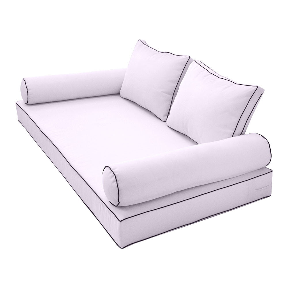Style1 Twin-XL Size 5PC Contrast Pipe Outdoor Daybed ...