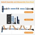 Ice Scraper and Extendable Snow Brush with Squeegee, AstroAI 62.4" Snow
