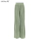 thumbnail image 1 of Mnealways18, pantalones de pierna ancha plisados Beige, pantalones de mujer, moda 2023, pantalones holgados informales, pantalones largos elegantes de oficina para mujer Tan Jianjun unisex, 1 of 2