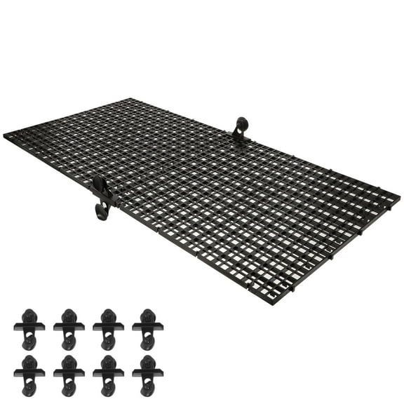 OUNONA Large Aquarium Divider Grid Fish Tank Decorations Siphon Black