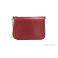 thumbnail image 3 of Marc Jacobs Marc Jacobs Medium Metal Signet Syrah Smooth Leather Flap Crossbody Purse Women's Bag, 3 of 5
