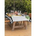 thumbnail image 2 of Outdoor Tablecloth with Umbrella Hole and Zipper, Thanksgiving Rectangle Table Cloth 60x120 Inch Waterproof Tablecloth, Fall Orange Black Plaid Pumpkin Sunflower Picnic Table Cover for Patio Camping, 2 of 7