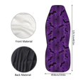 thumbnail image 6 of Binienty Purple Bat Car Seat Covers Front Seats Only Halloween Spider Web Car Seat Covers Set Breathable Anti-Slip Bucket Cushion Cover Universal for Truck SUV Van, Easy to Install, 6 of 8