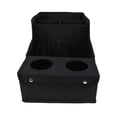 thumbnail image 2 of Car Seat Storage Organizer, Foldable Anti Slip Front Back Seat Storage Box Large Capacity 2 Cup Holders Multiple Pouches  for Toys, 2 of 7