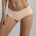 thumbnail image 2 of 3 Packs Women's Period Underwear Menstrual Postpartum Easy Clean Teens Briefs Panties for Women L Beige, 2 of 9