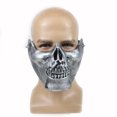 thumbnail image 1 of Disfraz de látex Mask Half-Face Grimace para Halloween, 1 of 1