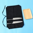 thumbnail image 4 of KONTONTY A Bag Portable Travel Chef Case Carrier Storage Bag with 4 Slots (Black), 4 of 8