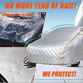 thumbnail image 2 of Housse de Voiture Anti-Hail pour Land Rover Discovery 2 3 4 5 Housse de Voiture Tous Temps Imperméable Protection UV Housse de Voiture Anti-Hail avec Réfléchissant, 2 of 5