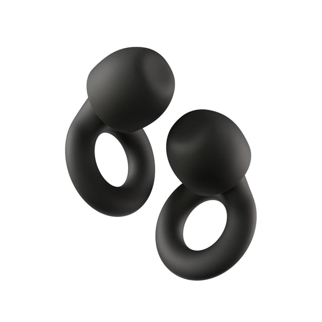 Tapones Auditivos Loop Quiet 2 Negro Reutilizables y Ultragomodos para Descanso y Concentración