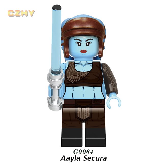 Nuevo Obi-Wan Anakin Qui-Gon Jinn Jei Temple Guard Mace Windu Ahsoka Dooku Ella Secura Mini Space Wars Figura Juguetes