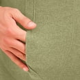 thumbnail image 7 of Riecok Womens Thermal Underwear Sets Seamless Round Neck Solid Color High Elasticity Warm and Thick Velvet Home Clothes Green XXXL, 7 of 7
