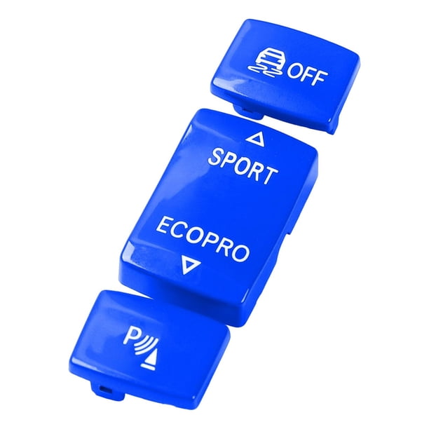 Botón de interruptor lateral de la consola central para BMW 4S F32 F33 F36 (2013-2019) Azul