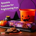thumbnail image 2 of Keebler Spookie Fudge Stripes, Halloween Candy, Chocolatey Vanilla-Flavored Cookies with Orange Stripes, 9.5 oz Pack, 2 of 13