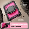 thumbnail image 5 of Case for Samsung Galaxy Tab A9 2023 8.7 inch, 360 Rotating Stand Handle Shoulder Strap Heavy Duty Shockproof Cover, Rose PC, 5 of 7