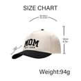thumbnail image 2 of MOM & DAD EST. 2026 Embroidered Baseball Cap, Two-Tone Retro Trucker Hat, Adjustable Matching Couple Hats, Summer Sun Hat for Outdoor Daily Wear and Family Gifts-Black, 2 of 6