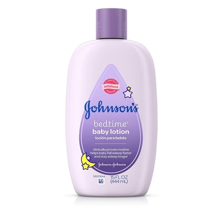 Johnson's Bedtime Lotion, Nighttime Moisturizer, 15 Fl. Oz.