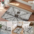 thumbnail image 6 of Vintage Gate Area Rugs Collection 2'x3', Farmhouse Wooden Grain Shabby Chic Door Non Slip Indoor Rectangle Throw Runner Rug Floor Mat Carpet for Living Room Dining Table Bedroom Nursery, 6 of 9