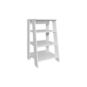 4-Tier White Organizer | Quick Assembly & Space-Saving | Living Room, Bathroom Storage