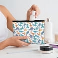 thumbnail image 5 of Rocae Block Dinosaur for Cosmetic Bags for Women Paper Reusable Cosmetic Bag Travel Toiletry Organizer Capacity Multipurpose Zipper Pouch, 5 of 8
