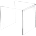 thumbnail image 2 of Plymor Clear Acrylic Square Display Riser, 6" H x 6" W x 6" D (1/8" Thick) (12 Pack), 2 of 3