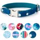 thumbnail image 1 of Liangnv Collar de perro lindo para perros pequeños, collar de perro de correas suaves para perro mediano (azul elefante, M), 1 of 5