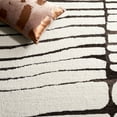 thumbnail image 6 of SAFAVIEH Ebony Glen Geometric Area Rug, Ivory/Dark Brown, 6' x 6' Round, 6 of 10
