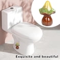 thumbnail image 2 of Guanhe 2Pcs Mushroom Toilet Floor Bolt Caps, Ceramic Toilet Mounting Parts Toilet Bolt Covers Cute Bathroom Decor, Christmas Gifts Funny Gadgets for The Toilet, 2 of 8