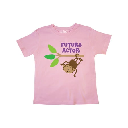 

Inktastic Future Actor Childs Acting Theater Monkey Gift Toddler Boy or Toddler Girl T-Shirt
