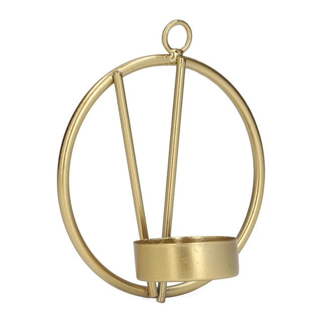 Candlestick Holders, Wall Decoration Multifunction Iron Material Gold Candle Holders For Living Room For Dining Room