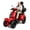 Red-68" Extended Cargo Cruiser, variant on 4-Wheel Mobility Scooter for Adults Seniors 1000W Heavy Duty Motor Electric Scooter 15.5MPH 34 Miles Long Range 400lbs Max Load All Terrain Red