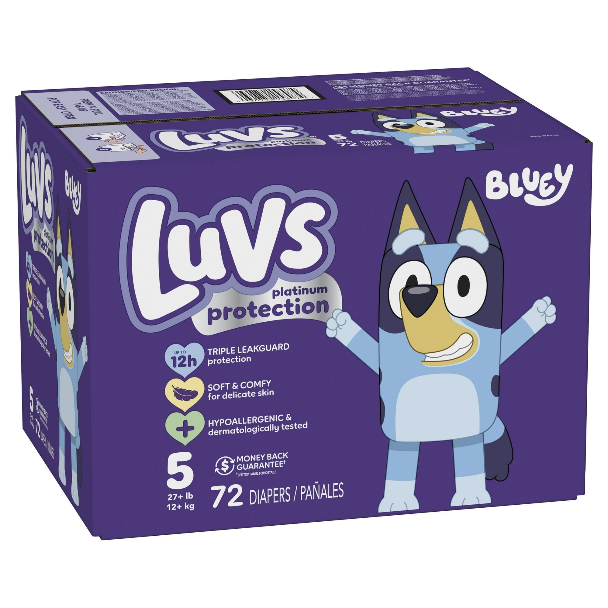 Platinum Protection Baby Diapers, Size 5 (27+ lbs), 72 Count