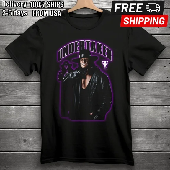 The Undertaker Wrestling T-Shirt Black S-5XL WWE