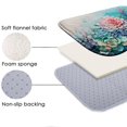 thumbnail image 4 of Oil on relief 957 Non-Slip Memory Foam Bath Rug: Absorbent, Quick-Dry, Machine Washable, Soft & Comfortable - S, 4 of 7