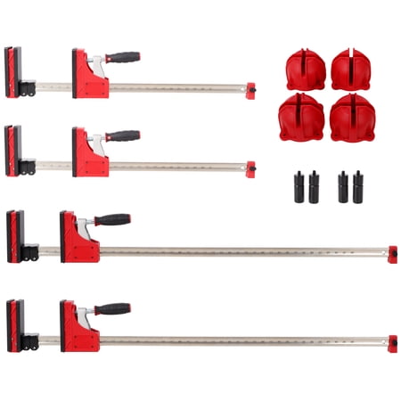 LiviNest 12-Piece Parallel Clamp Kit, 1700 lbs Clamping Force, 24 & 40 inch Clamps, Bench Dogs & Framing Blocks for Woodworking