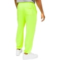 thumbnail image 3 of Victorious Men's Lightweight Fleece Drawstring Elastic Cuff Sweatpants X-Large Neon Green, 3 of 5