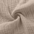 thumbnail image 7 of Bermuda Shorts for Women Cotton Linen Summer Casual Wide Leg Knee Length High Waisted Long Shorts with Pockets Beach Outfits Khaki M, 7 of 7