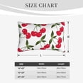 thumbnail image 6 of Fotbe Cherry Pillow Cases - Envelope Closure - Luxury, Extra Soft, Cooling Pillow Covers - Wrinkle, Fade, Stain Resistant-20"x30", 6 of 9