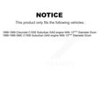 thumbnail image 2 of CMX Front Rear Disc Brake Rotors Hub Assembly Ceramic Pads and Drum Kit for Car 1998-1999 C1500 Suburban Chevrolet GMC with 13" Diameter GAS engine K8C-102777, 2 of 11