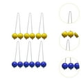 thumbnail image 6 of Vsenkes 6 Pieces Ladder Balls Backyard Game Indoor or Outdoor Activities Replacement Yellow and Blue, 6 of 9