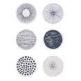 thumbnail image 1 of Posavasos de 6 piezas, posavasos redondos de piedra cerámica, con base de corcho, almohadilla protectora de escritorio, para colocar tazas y tazas, con portavasos., 1 of 5