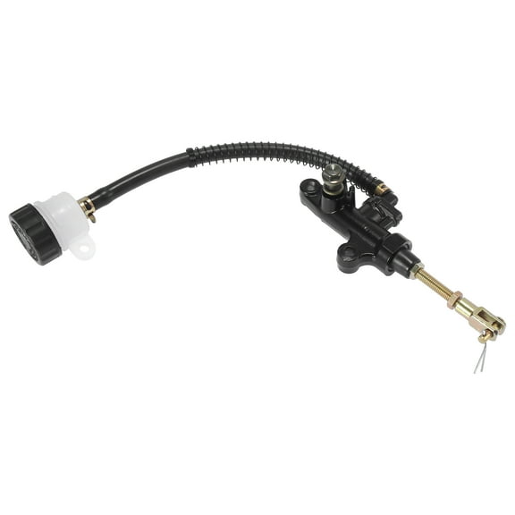 Rear Brake Master Cylinder Pump with Reservoir for Yamaha Black