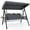 Gris, variante sur Costway Chaise Balançoire de Patio 3 Places avec Auvent Réglable Coussins Épaissis Oreiller Gris