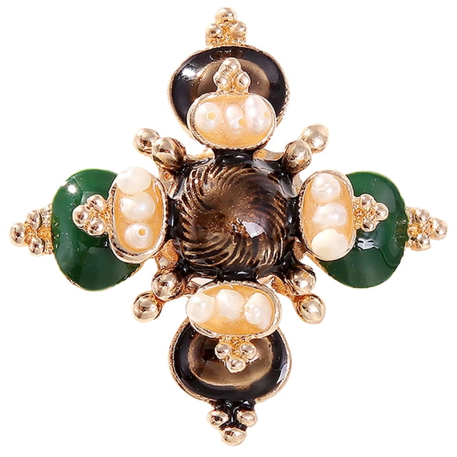 Broche de decoración de ropa, broche con forma de cruz, broche decorativo para abrigo, chaqueta, ramillete