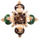 thumbnail image 1 of Broche decorativo para ropa, broche con forma de cruz, broche decorativo para abrigo, chaqueta y ramillete., 1 of 6