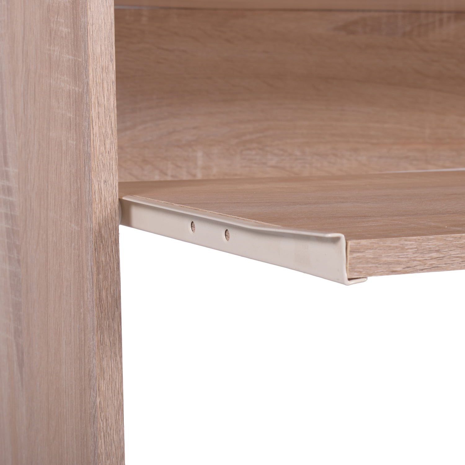 Kepooman Home Office Computer Desk with Storage Board, Study Writing Table, Modern Simple Style PC Desk, Wood Color, 35.43" * 18.9" * 29.53" Kepooman Home Office Computer Desk with Storage Board, Study Writing Table, Modern Simple Style PC Desk, Wood Color, 35.43" * 18.9" * 29.53"