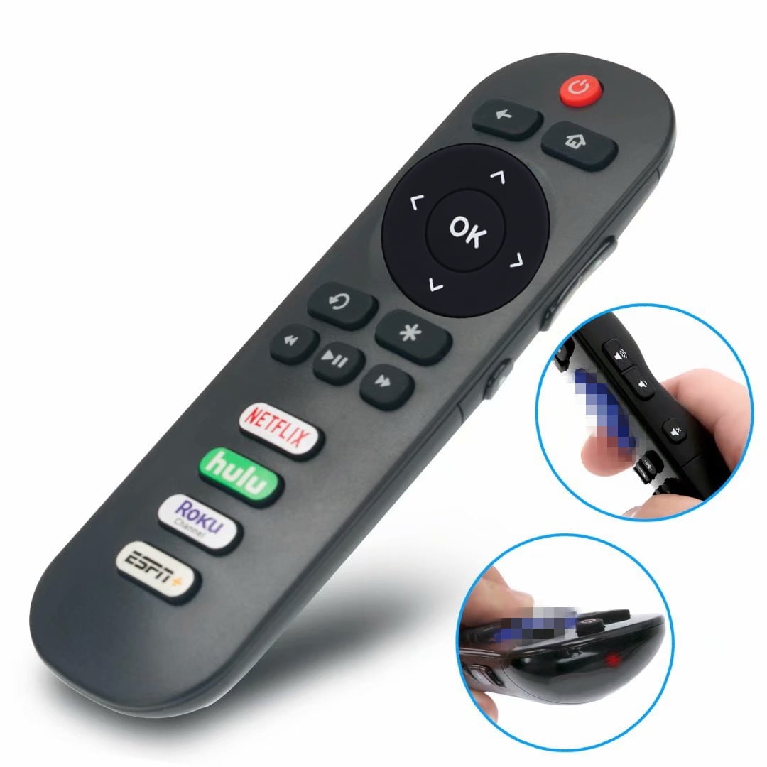 Genuine Hisense Roku TV  Remote Control ESPN,NETFLIX,hulu