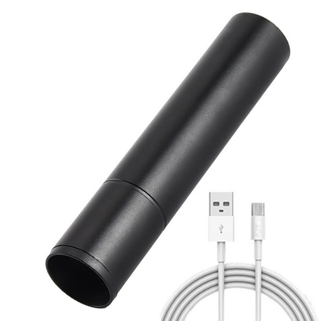 koolsoo 365nm Inspection Flashlight Blacklight Flashlight for Jewelry Collection 400mah Black Lens
