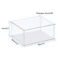 thumbnail image 2 of Unique Bargains Clear Display Case, Acrylic Box Assemble Transparent Dustproof Box Showcase 35x25x15cm for Collectibles, Crafts, 2 of 6